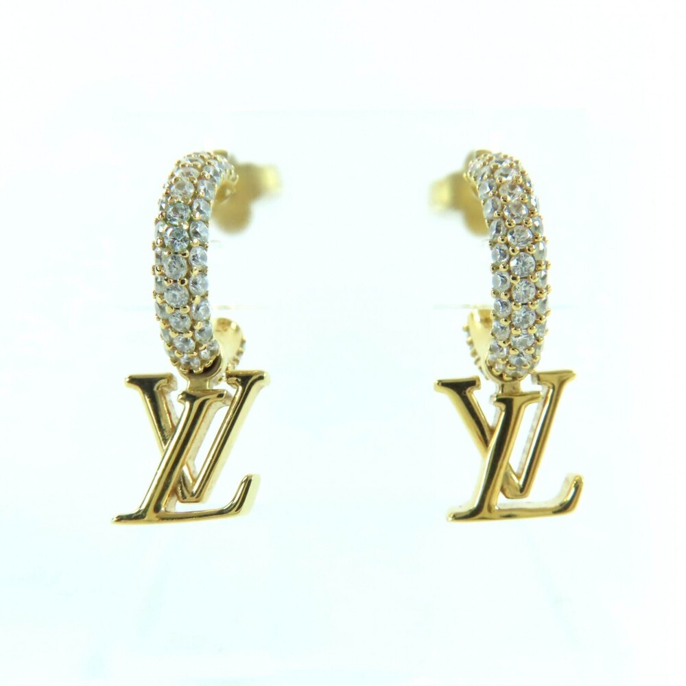 LOUIS VUITTON Gold Earrings - Picture 1 of 8